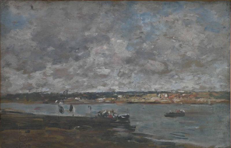 Eugene Boudin Lembouchure de la Touques